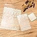 YunKo 100pcs Self Adhesive Cookie Bakery Candy Biscuit Roasting Treat Gift DIY Plastic Bag For Wedding (White Lace Flower)