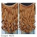 Secret Halo Hair Extensions Flip in Curly Wavy Hair Extension Synthetic Women Hairpieces 20