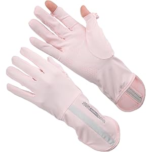 YELARXI Sun Gloves for Women, Long Breathable Summer Sun Protection Outdoor Gloves Full Finger, Touchscreen Non Slip 11" & 2P