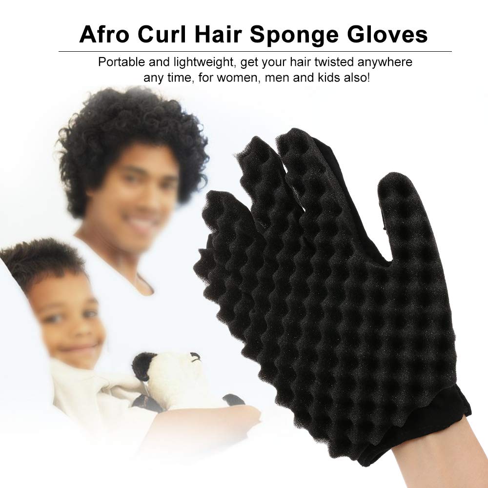 Amazon Com Zroven Afro Curl Hair Sponge Gloves Tutorial For