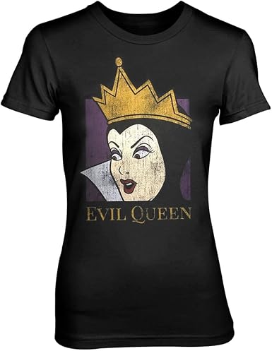 Ladies Disney Snow White Evil Queen Official Tee T-Shirt Womens Girls