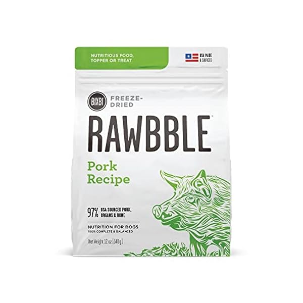 BIXBI LIBERTY FREEZE-DRIED DOG FOOD TOPPER & TREATS,...