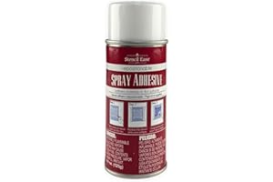 Stencil Ease Spray Adhesive for Stencils – Repositionable, Low-Tack, Temporary Hold, Clean Removal on Templates, Walls, Paper, Plastic & Crafts (4.4 oz)