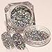 NICOLE DIARY 6Boxes Holographic Laser Flakes Sequins Holo Gold Silver Manicure Nail Art Glitter Paillette