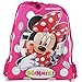 Disney Minnie Mouse Authentic Licensed Drawstring Bag Backpack (Pink)