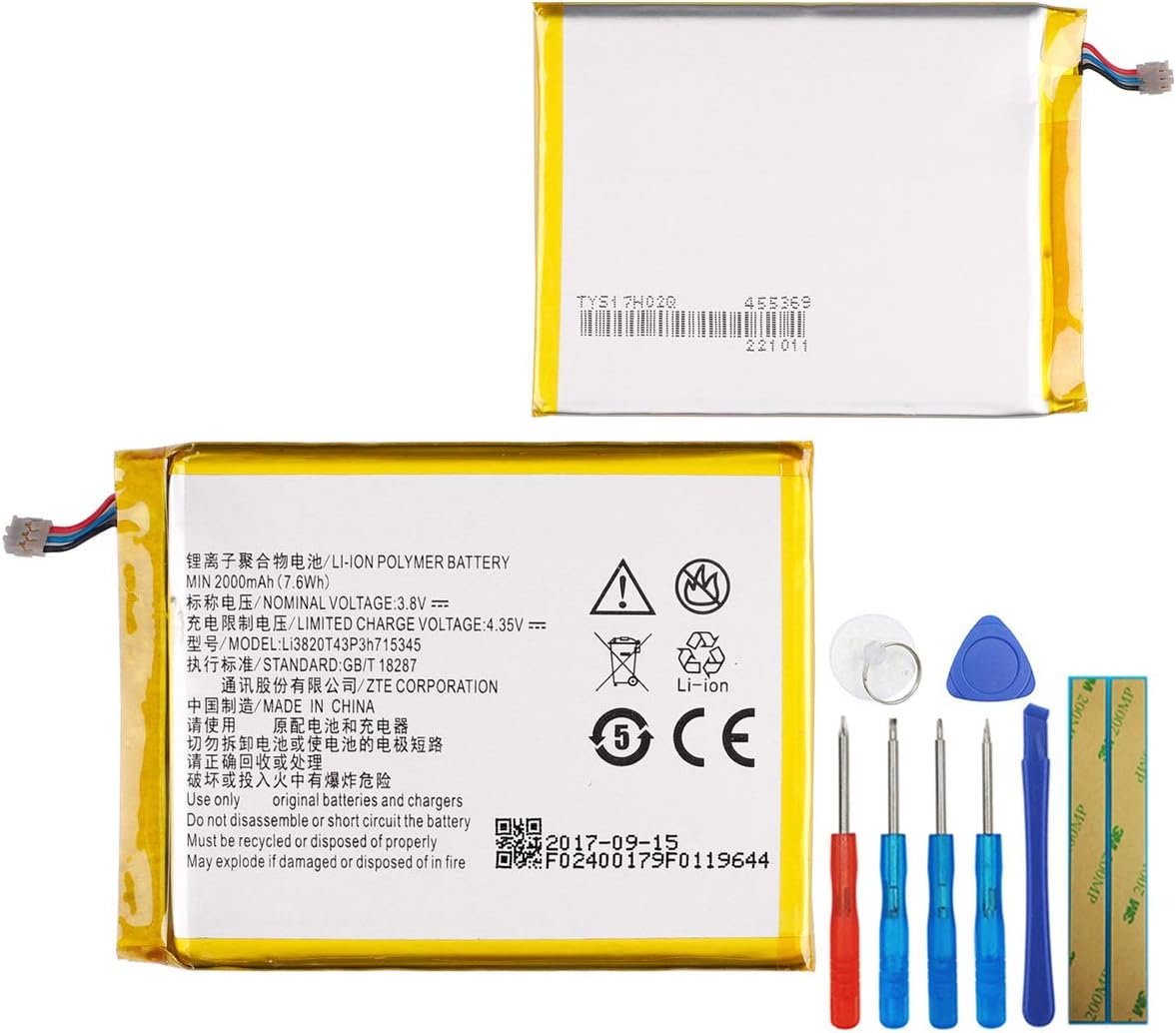 Аккумулятор zte li3820t43p3h715345 Аккумулятор zte li3820t43p3h715345