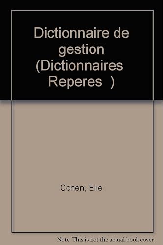 Download Dictionnaire de gestion PDF