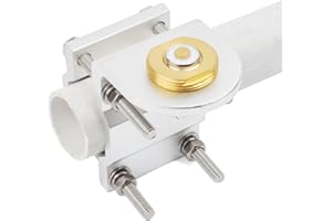 CB Radio Antenna Mount Bracket with NMO to SO239 (UHF Female) Adapter, Heavy Duty Aluminum Mirror Arms/Roof Racks Clamp for S