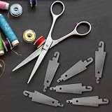jeufun 10pcs Stainless Steel Needle Threader for Large Eye Needles view 4