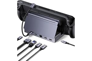 UGREEN 6-in-1 Game Consoles Docking Station, USB C Hub with HDMI 4K@120Hz, 1Gbps Ethernet, 2 USB A&1 USB C 3.0 Port, PD 100W 