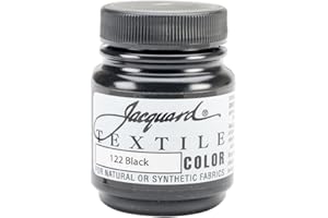 Jacquard Textile Color Black for Clothes, Furniture Upholstery, Shoes or Tote Bags – Indoor & Outdoor