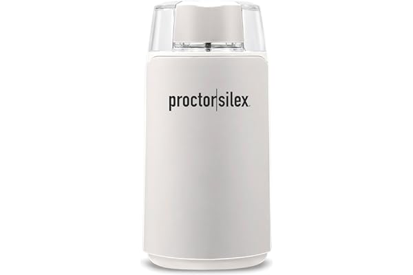 Proctor Silex® Fresh Grind™ Coffee Grinder, White ,80301C