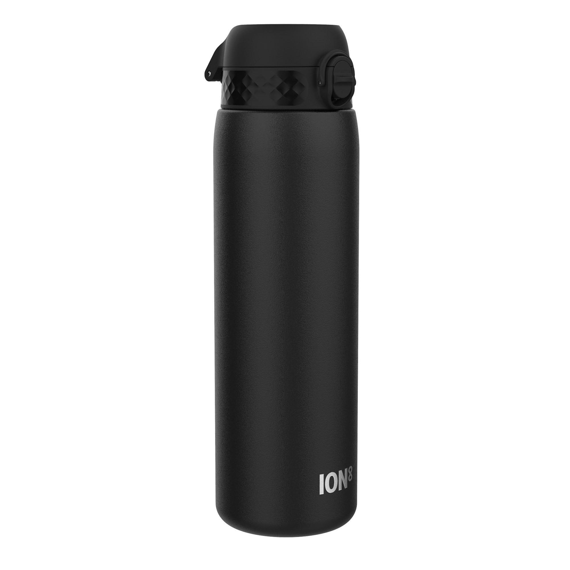 Ion8 Vacuum Insulated Stainless Steel 1 Litre Water Bottle, 920 ml/31 oz, Leak Proof, Easy to Open, Secure Lock, Dishwasher Safe, Carry Handle, Metal Water Bottle, Ideal for Sports and Yoga, Black — image 1