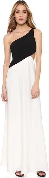jill jill stuart one shoulder gown