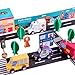 iPlay, iLearn Baby Pull Back Car Play Set, Build Your Own, School Bus, Fire Truck, Emergency Vehicles, Wooden Safe Toy, Educational, Creative Gifts for 3, 4 Year Olds Kids, Toddlers, Boys, Girls