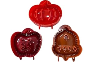 3 Pieces Pocket Pie Molds Apples-Pumpkins and Acorn-Shape Pie Maker Pie Crust Pie Crust Mold Baking Lover