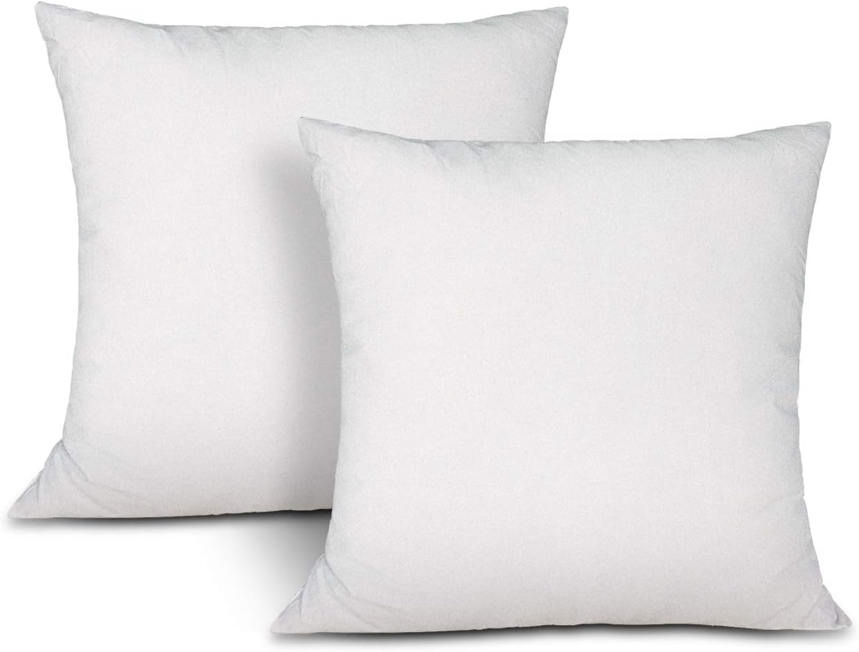 Acarharry Throw Pillow Inserts, Supportive Polyester-Fill Decorative Pillows for Bed, Couch, Office. (12"X20"): Home & Kitchen
