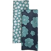 Desert Aqua 2 Pack Double Sided || Not Your Ordinary Kitchen Towels || Dish Towels || Quick Dry|| Waffle Weave Microfiber || Highly Absorbent || Hanging Hook (Turquoise)