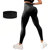 Celsior Compression Leggings, Anti Cellulite 3D Compression Butt Lifting Tummy Control with Resistance Band Leggings