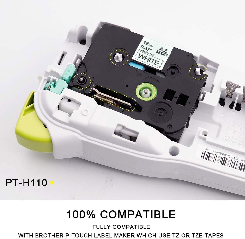 NineLeaf 3 X Compatible for Brother P-Touch Label Tape 12mm 0.47 Laminated TZe-231 TZ-231 TZe231 Black on White Tze Tape 12mm Brother Label Printer PT-1000 H110 H108 H200 E110 H105 H100R H101C - Image 3