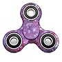 EDC Hand Fidget Tri-Spinner Finger Spinner Focus Reduce Stress Tool (Purple Starry Sky)