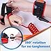 Child Safety 2 Pack Anti Lost Child Wrist Leash - Skin Friendly - Cotton Strap Safety Harness 1.5 & 2.5 m - Brace Restraint Harnesses & Leashes for Children - Bonus Child Finger Toothbrush (Orange)