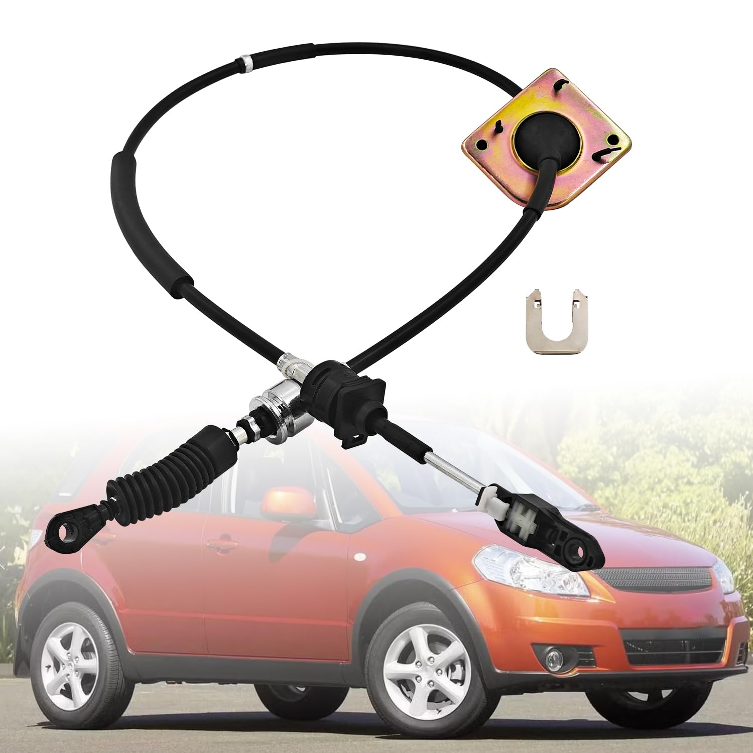 Photo 1 of Yainetan 29365-79A40 Shifter Cable Fit for Suzuki SX4 2.0L 2007 2008 2009 Gear Shift Cable Transmission Cable Shift Control Cable Wire Change 28210-80J11 28210-80J10