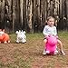 Farm Hoppers Award Winning Inflatable Toddler Safe Bouncing Pink Cow Plus Pump