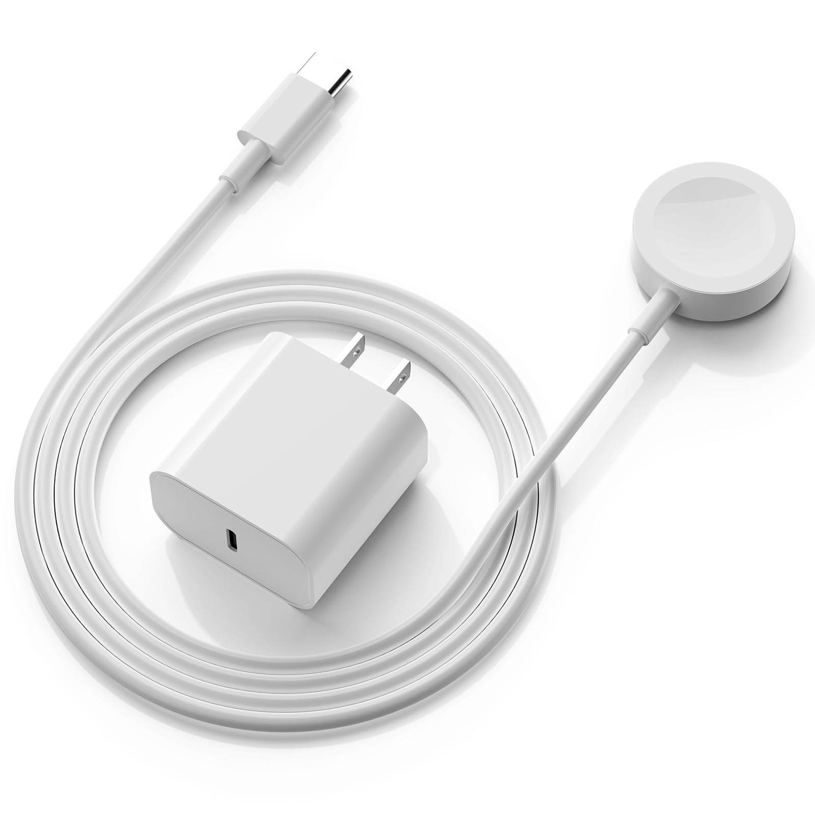 2026 Upgraded Apple Watch Fast Charger, 20W USB C iPhone Watch Charger Block Adapter, 3.3FT iWatch Portable Wireless Charging Cable Cord Compatible with Apple Watch Series 11/10/9/8/7/SE/6/5/4/3/2