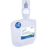Scott Professional Green Certified Foam Hand Soap, 2 Refills, 1.2 L (91591) | Automatic Refills, Clear, No Fragrance Added, Foaming, ECOLOGO, NSF E-1 Rated, Compatible with ICON Dispensers