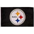 NFL Pittsburgh Steelers 3 x 5 Outdoor Durable Flag with Grommets | Heavy Duty Flag & Banner for Outdoor Garden Patio | Indoor Wall Decor Flag for Room | Works with Flag Poles for Outside House
