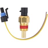 NewYall Engine Coolant Cooling Temperature Temp Sensor Sender | for Chevy GMC Cadillac Buick Oldsmobile Pontiac
