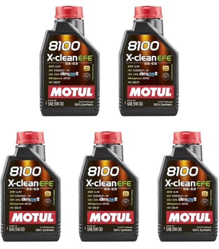 Amazon.com: Motul 8100 X-Clean EFE 5W-30 Synthetic Oil 1 Liter
