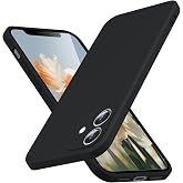 JUNAUTTB for iPhone 11 Case Liquid Silicone,Full Body Protective Black | Microfiber Lining,Soft Anti Scratch Case Slim Fit Durable 6.1in Black JUS01-162