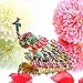YU FENG Peacock Trinket Box Hinged Ring Holder Small Jewelry Bejeweled Trinket Boxes Figurine Collectible Gift (trinket box)