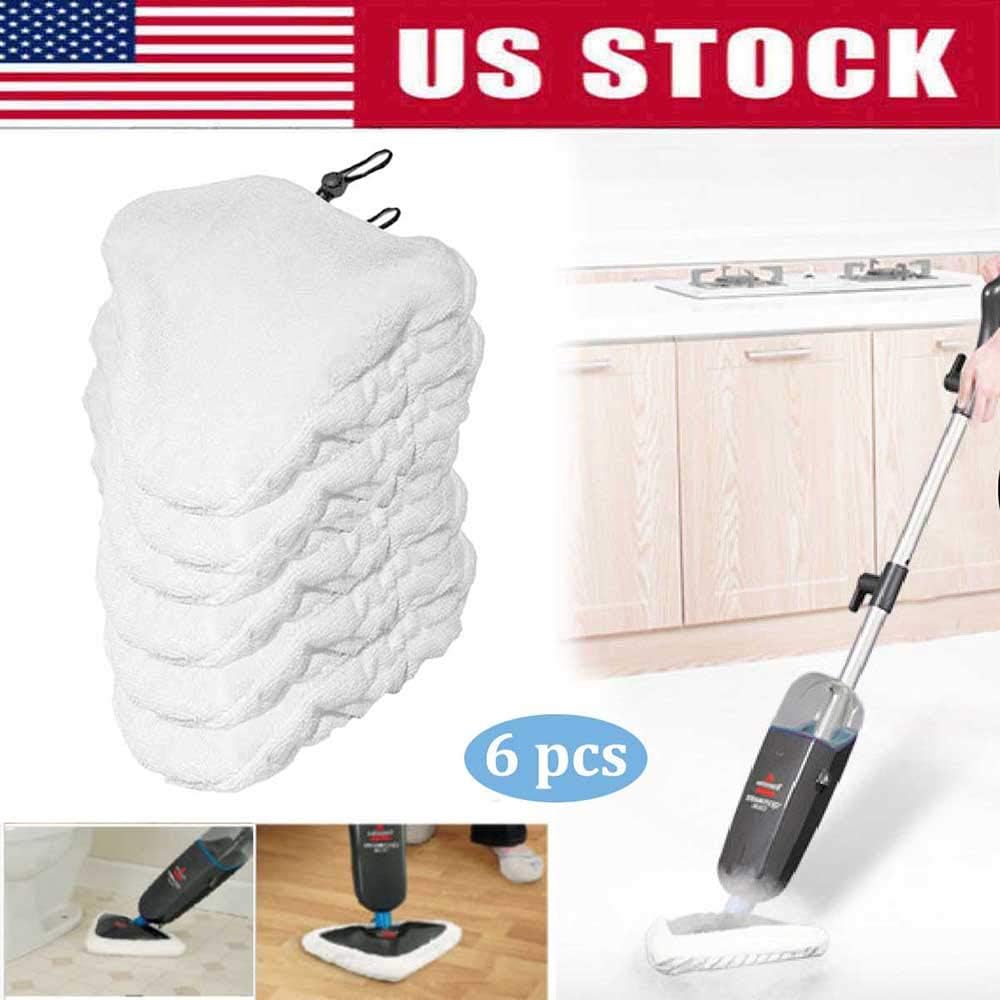 Eztronics Corp6pcs Compatible Steam Mop Pads for Steamboy & Bissell Microfiber Triangle US Shippin