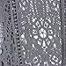 JASTIE Pirate Curiosity Open Stitch Cardigan Boho Sleeve Hippie Crochet Vest (Gray), Medium
