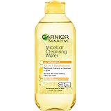 Garnier SkinActive Micellar Water with Vitamin C, Facial Cleanser & Makeup Remover, 13.5 Fl Oz (400mL), 1 Count (Packaging Ma