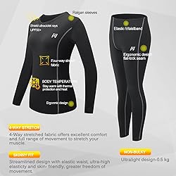 MEETWEE Thermal Underwear for Women, Winter Warm