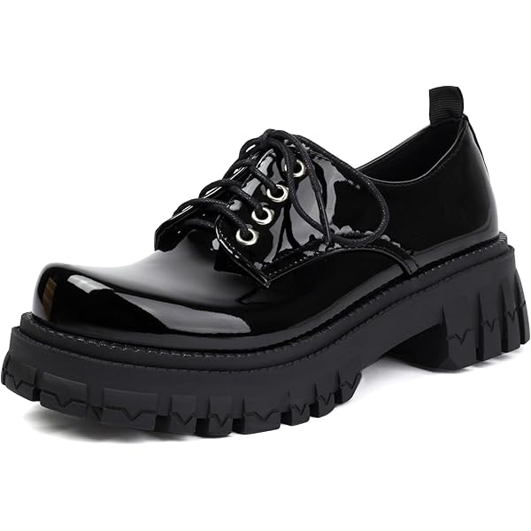 Amazon.com | Women's Patent Leather Platform Chunky Loafers Amazon.com | Women's Patent Leather Platform Chunky Loafers