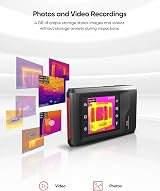HIKMICRO E03 Pocket Thermal Camera 96x96 IR 25Hz 3.5" Touchscreen Visual Camera view 8