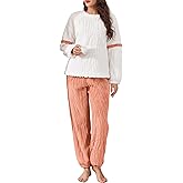 Women's Fleece Pajamas Set Flannel Winter Warm Fuzzy Sherpa Pjs Long Sleeve Cozy Sleepwear for Women