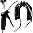 Fippy Truck Air Duster Gun with 5 Metre Recoil Air Hose, Air Seat Blow Dust Gun Heavy Duty Air Gun Cleaning Kit for Truck Semi Trailers