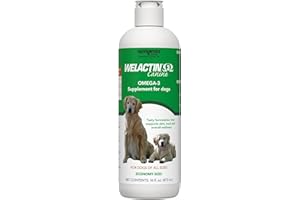 NUTRAMAX LABORATORIES Nutramax Welactin Omega 3 Fish Oil for Dogs, Skin and Coat Health Supplement, Plus Joint, Immune, Kidney, and Brain Support, Premium Omega 3 Fatty Acids, For Dogs, 16 Ounce Liquid
