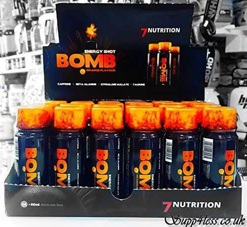 7Nutrition PRE-WORKOUT Bomb Shot BOX OF 24 SHOTS