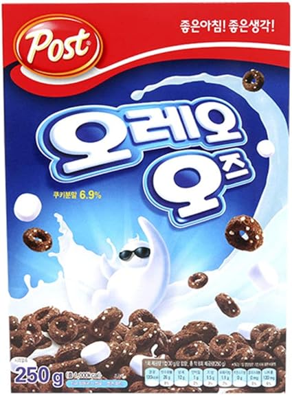 Amazon 韓国限定 外国で大人気 東西食品post オレオオズ250g 東西食品 シリアル 通販