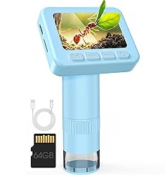 IMICHI Microscope for Kids 50X-1000X - 2 inch IPS