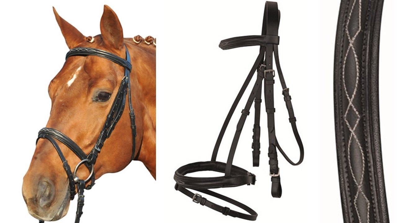 HKM 1089 Bridle, Black, One Size