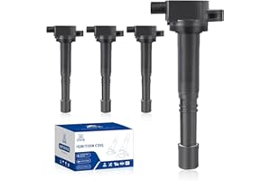 GRIZZLY AUTO Ignition Coil Pack Compatible with Acura 2013-2018 ILX for Honda 2008-2012 Accord 2010-2011 Civic CR-V Crosstour L4 2.4L Replaces UF602 UF-602 30520-R40-007 Set of 4