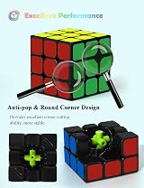 ROXENDA Speed Cube Set 2x2 3x3 Original Fast Cube with Instructions view 3